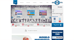 Desktop Screenshot of neo-sport.es